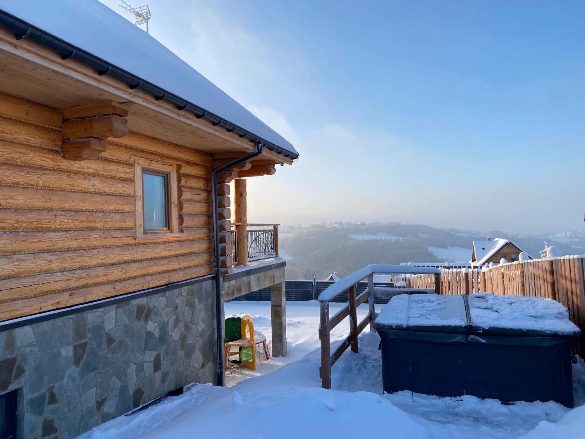 Zloty Gron Log Houses & Apartments Istebna Buitenkant foto
