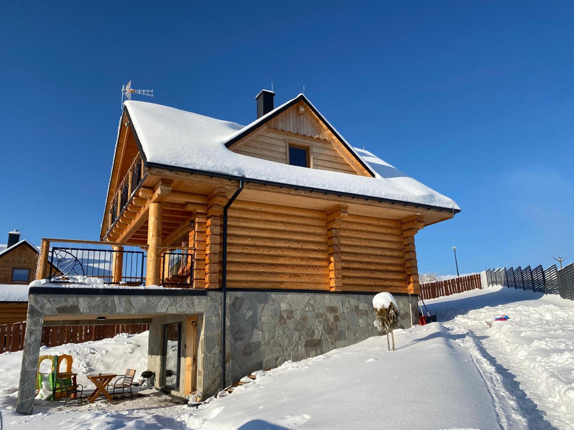 Zloty Gron Log Houses & Apartments Istebna Buitenkant foto